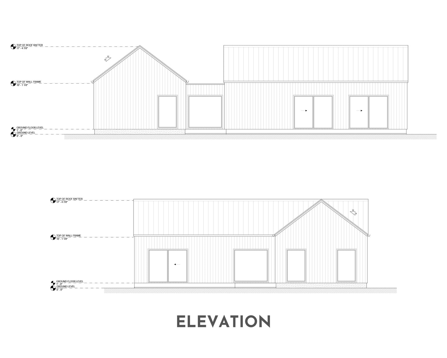 Modern Cabin House, L-shaped House, 3 Bedroom