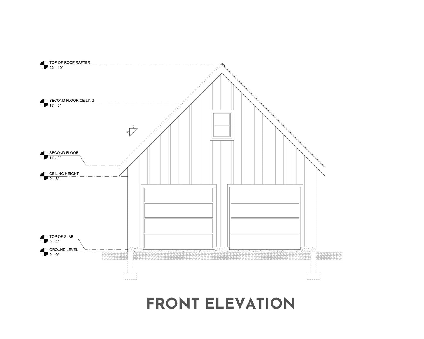 Garage with Loft, 24’ x 24’