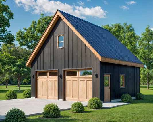 Garage with Loft, 24’ x 24’