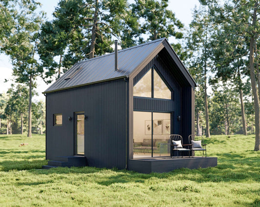 Modern Tiny House, 1 Bedroom, 12’ x 20’