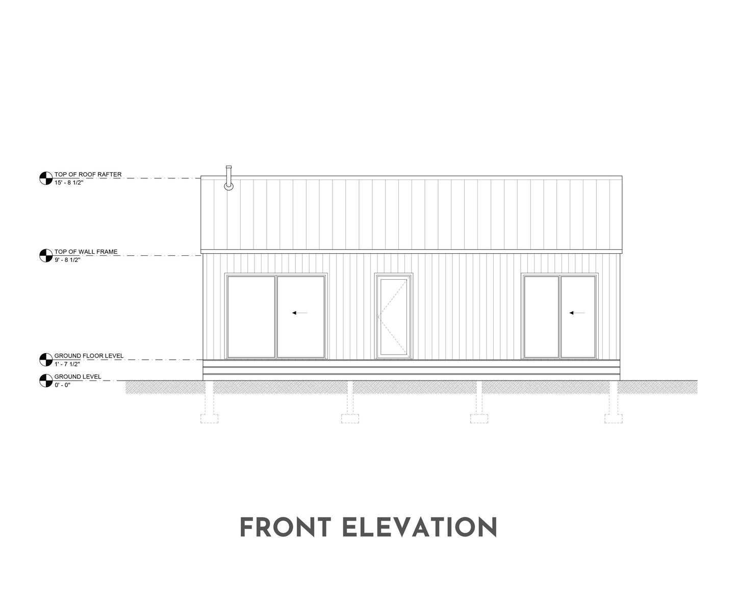 Modern Cabin House, 1 Bedroom, 16’ x 32’