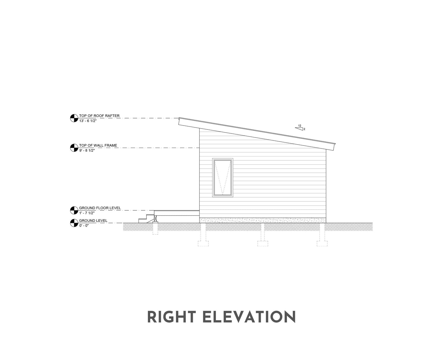 Shed Roof Cabin House, 1 Bedroom, 16’ x 32’