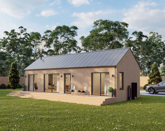 Modern Cabin House, 1 Bedroom, 16’ x 40’