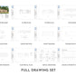Shed Roof Cabin House, 3 Bedroom, 20’ x 70’