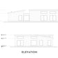 Shed Roof Modern Cabin House, L-shaped House, 3 Bedroom