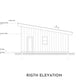 Two Car Shed Roof Garage , 24’ x 28’