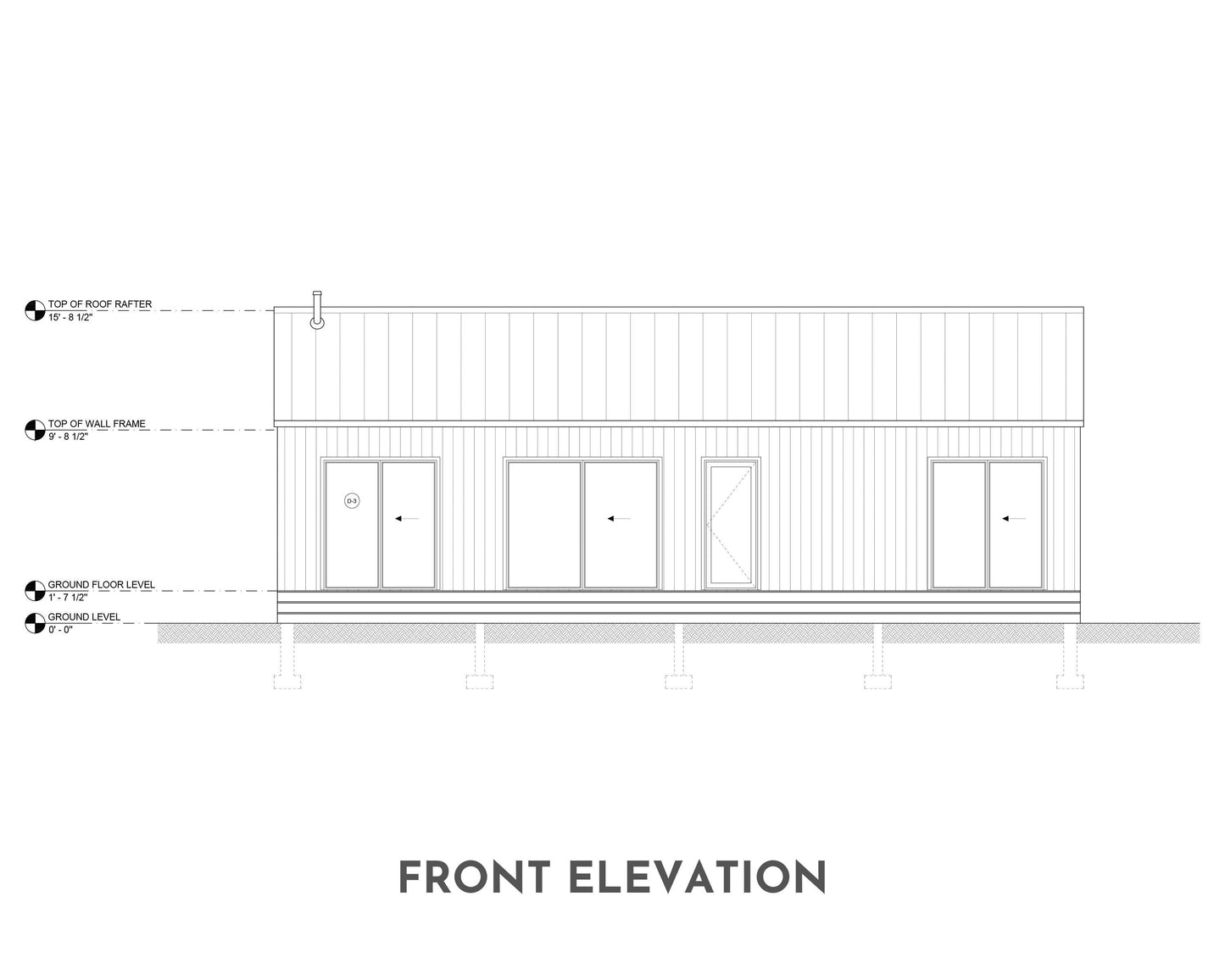 Modern Cabin House, 1 Bedroom, 16’ x 40’